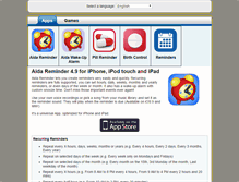 Tablet Screenshot of aidaorganizer.com